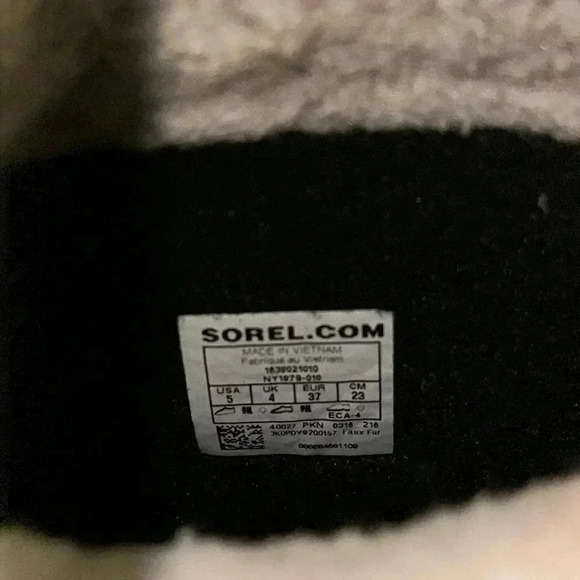 SOREL Waterproof Winter Snow Boots Size 5 - Picture 6 of 6